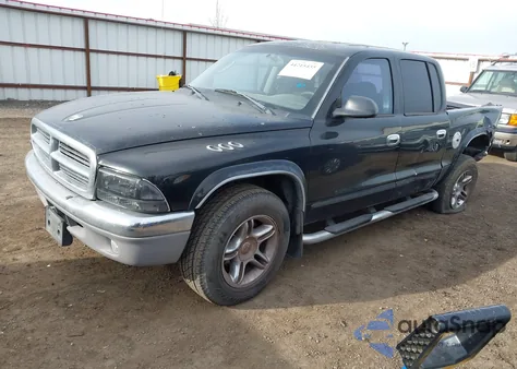 2004 Dodge Dakota Slt z USA, uszkodzony, nr VIN 1D7HL48N44S640682